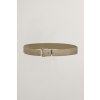 OPASOK GANT LOGO SUEDE BELT CONCRETE BEIGE