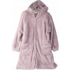 Teplá oversize mikina a deka 2v1 fialová