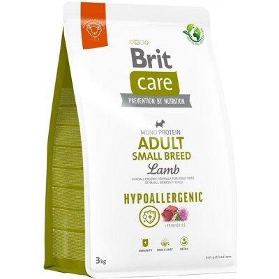 Brit Care Dog Hypoallergenic s jahňacím Adult Small Breed 3 kg