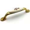 Interex DIVERA zlatá antik porcelán s lístky 96 mm