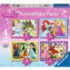 RAVENSBURGER Puzzle Disney Princezny: Láskyplná péče 4v1 (12,16,20,24 dílků)