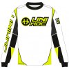 Unihoc OPTIMA white/neon yellow XS, biela / neónovo žltá
