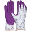 GEBOL Pracovné rukavice FLOWER LILA - 8/M 709801