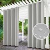 Záhradný záves do altánku na kolieskach - svetlosivý - 03 Rozmer závesu: 155x260cm