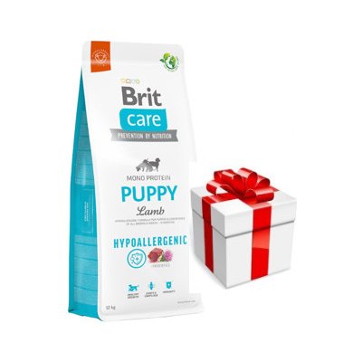 BRIT CARE Hypoallergenic Puppy Lamb 12kg + prekvapenie pre vášho psa