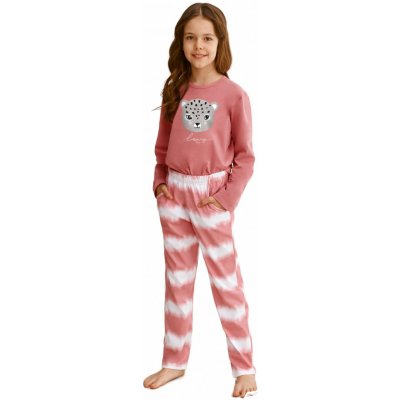 Dievčenské pyžamo 2587 Carla pink - TARO Farba: ružová, Veľkosť: 104