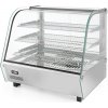 Vyhřívaná vitrína stolní 160 l | HENDI, 233733 inox;průhledná
