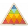 CLASSIC WORLD Drevená mozaika Trojuholník (3729)