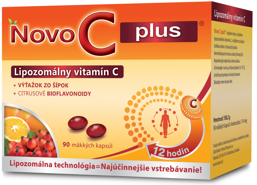 Novo C Plus Lipozomálny vitamín C 90 kapsúl od 12,89 € - Heureka.sk