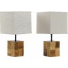 Stolná lampa DKD Home Decor 20,5 x 20,5 x 40 cm Jedľa Kov 220 V 60 W (2 kusov)