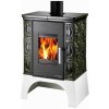 krbová kamna s vyměníkem HAAS+SOHN EMPOLI AL II - zelené kachle, včetně vychlazovací smyčky, výkon až: 12,2 kW; účinnost: 82% - A+; vyhřeje až 220 m3.