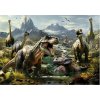 Educa - Puzzle Divoké dinosaury - 1000 dielov