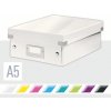 Archivačná krabica LEITZ WOW Click & Store A5 22 x 10 x 28.2 cm, biela (60570001)