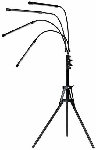 Gardlov 19388 LED Lampička na pestovanie rastlín so statívom, 80 LED, 4 panely 14 W