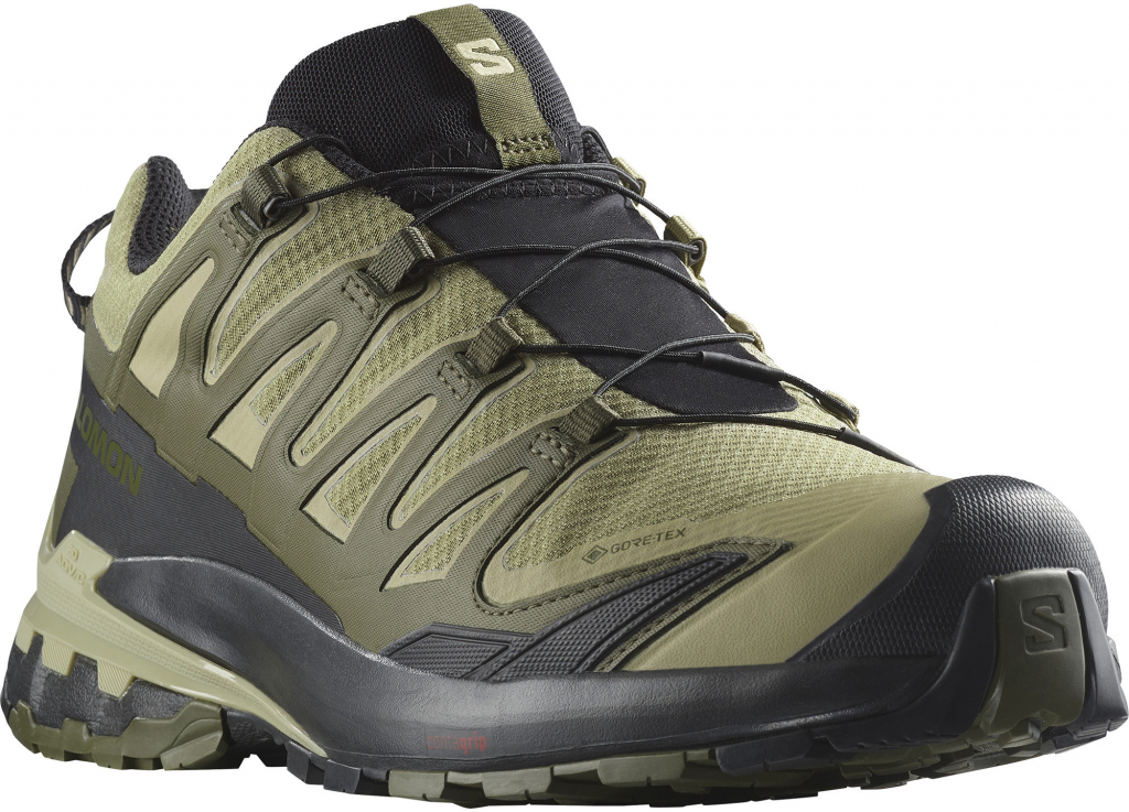 Salomon XA Pro 3D V9 Wide GTX dried herb black olive night Zelená