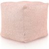 Taburetka Boucle púdrovo ružová