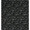 ROTHCO šatka 55 x 55 cm BANDANA GUN PATTERN ČIERNA