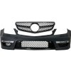 KITT Front Bumper suitable for Mercedes C-Class W204 (2012-up) C63 Facelift Design with Single Frame Front Grille Sport Piano Black