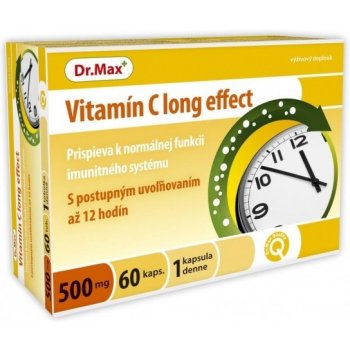 Dr.Max Vitamín C 500 mg long effect 60 kapsúl od 9,39 € - Heureka.sk