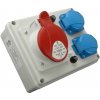 Zásuvková rozvodnica ROSP 3231 neistená, 2x 16A-250V, 1x 32A-400V 5p, IP54