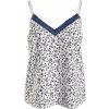 Dámsky pyžamový top WOVEN CAMI PRINT UW0UW05006 02X biely s potlačou - Tommy Hilfiger M