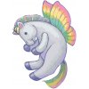 ZUTY Maľovanie podľa čísel - DÚHOVÝ PLYŠOVÝ JEDNOROŽEC I (SUE ELLEN BROWN) Rámovanie: vypnuté plátno na rám, Rozmer: 40x50 cm