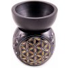 Nefertitis Aróma lampa z mastenca Kvetina života čierna NF29872 - 10 x 8 cm