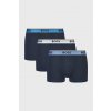 HUGO BOSS 3PACK Bavlnené boxerky BOSS Powder tmavomodrá S