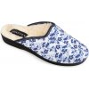 Dámske modré vzorované papuče MJARTAN JARKA