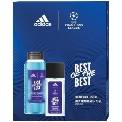 Adidas UEFA Champions League Best of The Best Deo Natural Sprej 75 ml + sprchový gél 250 ml
