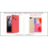 360 obojstranné puzdro Luxria pre Xiaomi + ochrana displeja – červené Pre Xiaomi: Redmi 6, 6A