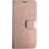 Obal MEZZO Book case Apple iPhone 16e teddy bear ružový