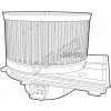 DENSO Vnútorný ventilátor DEA02005