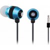 GEMBIRD sluchátka s mikrofonem MHS-EP-002 pro MP3, kovová, modrá MHS-EP-002