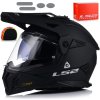 Prilba LS2 MX702 Pioneer II Matt Black, homologácia ECE 22.06
