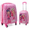 Detský kufor RGL, viacfarebný, 2 priehradky, 22 l, 4 kolieska