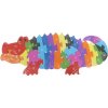 Vzdělávací drevené puzzle krokodíl var.1