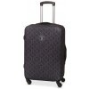 Obal na cestovní kufr BERTOO - black/grey velikost L