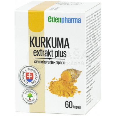 EDENPharma Kurkuma Extrakt Plus 60 kapsúl