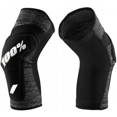 100% Ridecamp Knee Guard heather grey/black