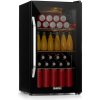 Klarstein Beersafe XXL Onyx, chladnička, energet. trieda E, LED, 3 kovové police, panoramatické sklenené dvierka (HEA-Beersafe-XXL-OX)