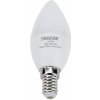 Tracon electric LED žiarovka sviečka E14 5W teplá s chipom LGYS5W