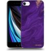 Picasee silikónový prehľadný obal pre Apple iPhone SE 2020 - Purple