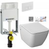 GEBERIT KOMBIFIXBasic vr. bieleho tlačidla DELTA 50 + WC JIKA PURE + SEDADLO SLOWCLOSE duraplast 110.100.00.1 50BI PU2