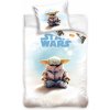Carbotex Obojstranné bavlna obliečky Star Wars Hviezdne vojny motív Baby Yoda 100% bavlna 70x90 140x200