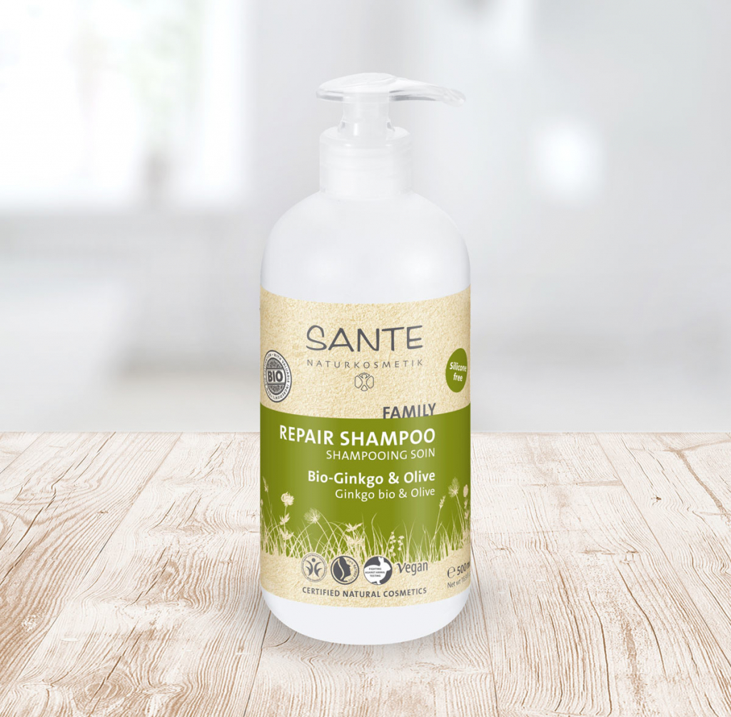 Sante Repair BIO ginko a oliva Šampón 500 ml