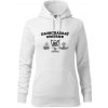 Zaobchádzať opatrne 50 - Mikina dámská Cape s kapucí - XL ( Biela )
