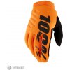 100% Brisker rukavice, fluo oranžová/čierna M