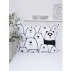 MKLozkoviny.sk Obliečka na vankúš mikroplyš 70 × 90 cm – Rebel Panda- -