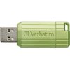 Verbatim USB flash disk, USB 2.0, 128GB, Store,N,Go PinStripe, zelený, 49462, pre archiváciu dát